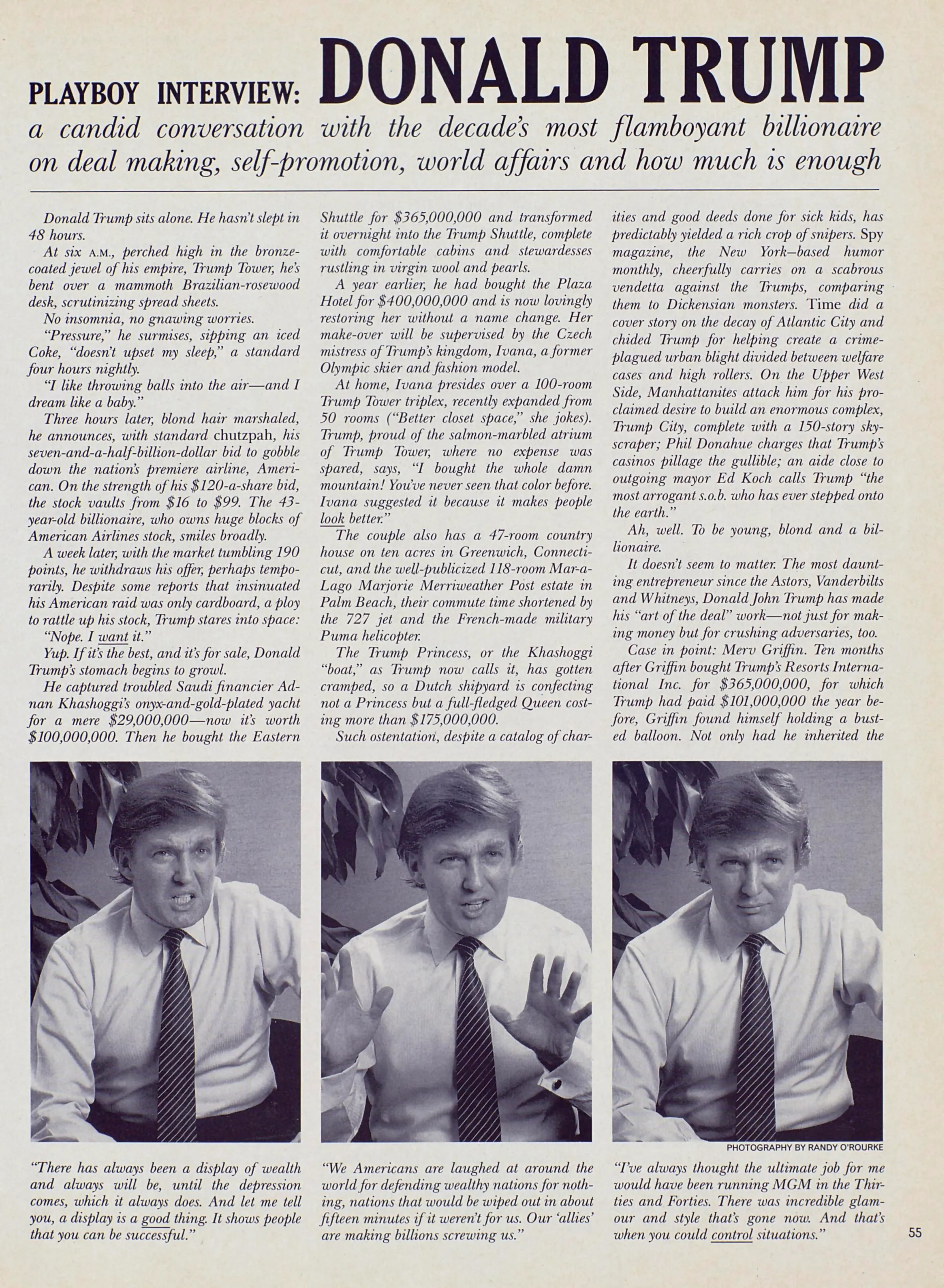 Playboy Interview: Donald Trump