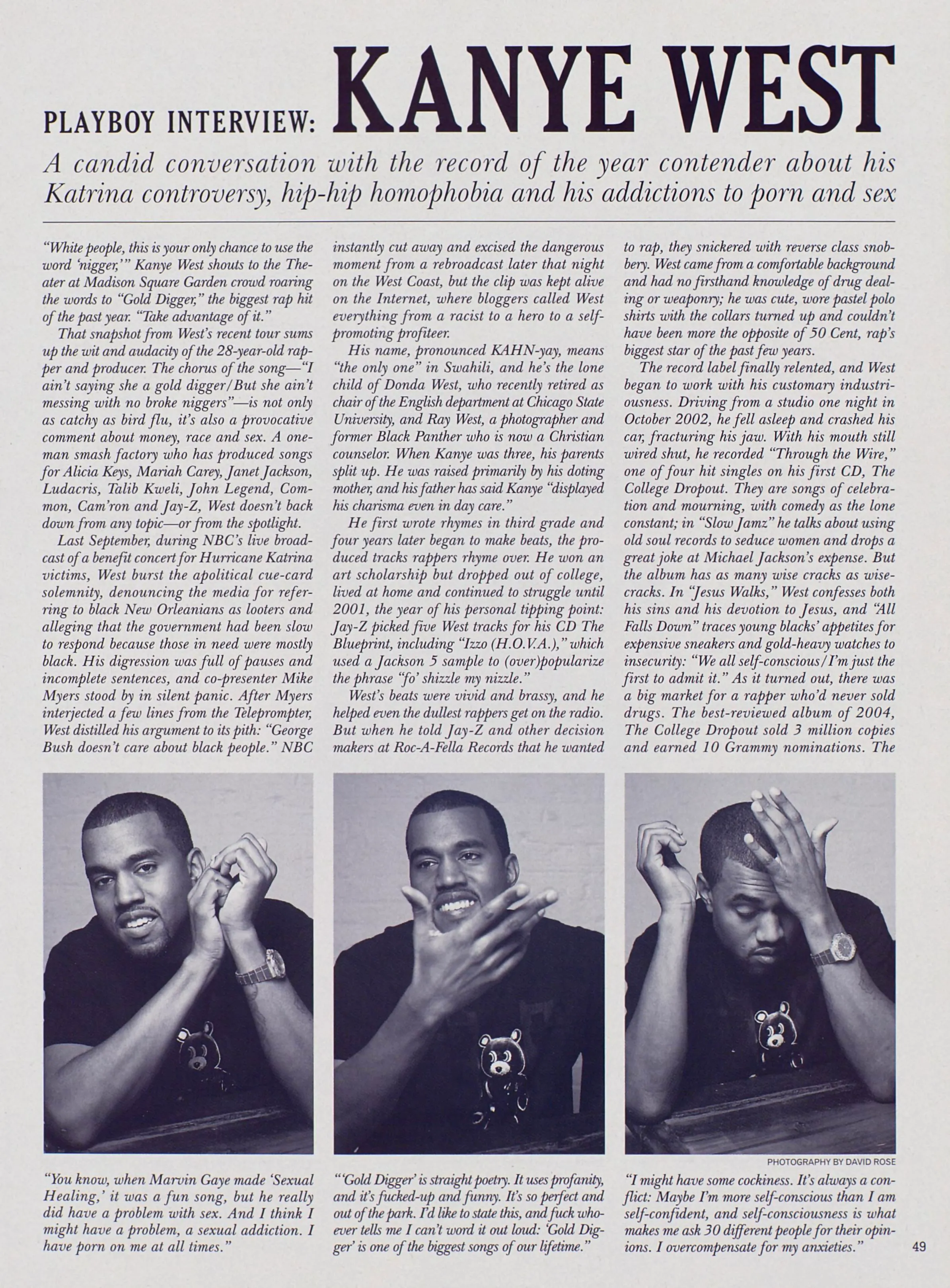 Playboy Interview: Kanye West